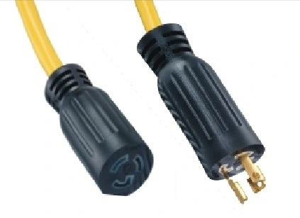 North America Locking Plug Extension Cord NEMA L5-30p/L5-30r RV Power Cord