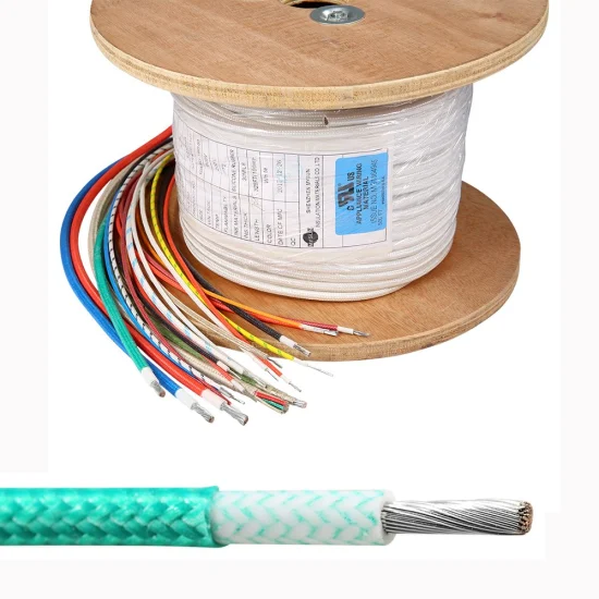 Mysun Cables Fiberglass Braided Silicone Wire High Temperature UL3122 Electric Wire Cable