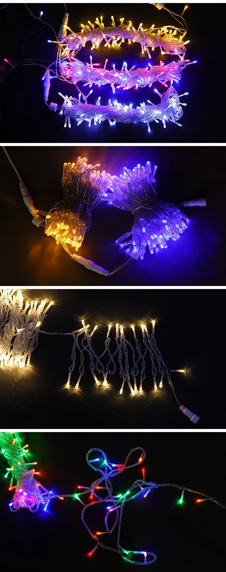 LED Christmas Decoration Lights Outdoor Fairy Lights LED String Lights Waterproof String Lightslantern Festival Lights 10m Star Lights