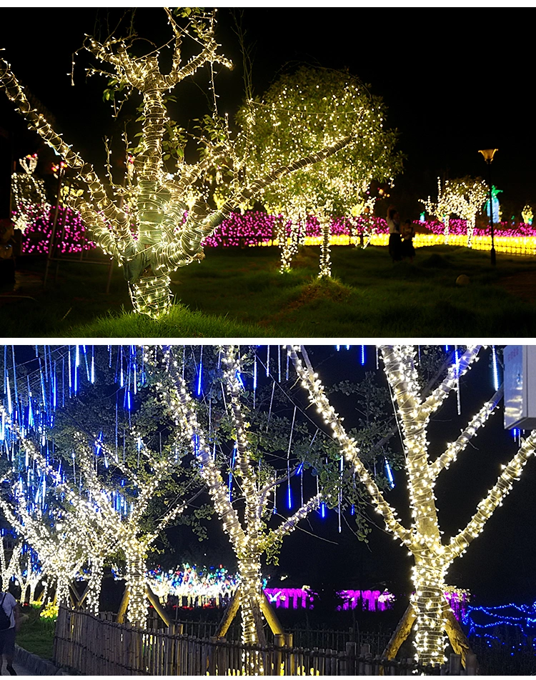 LED Christmas Decoration Lights Outdoor Fairy Lights LED String Lights Waterproof String Lightslantern Festival Lights 10m Star Lights