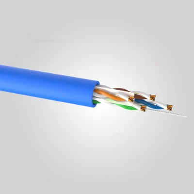 Outdoor CAT6 UTP Ethernet LAN Electrical Wire with Solid Copper Conductor and PVC Jacket 23AWG